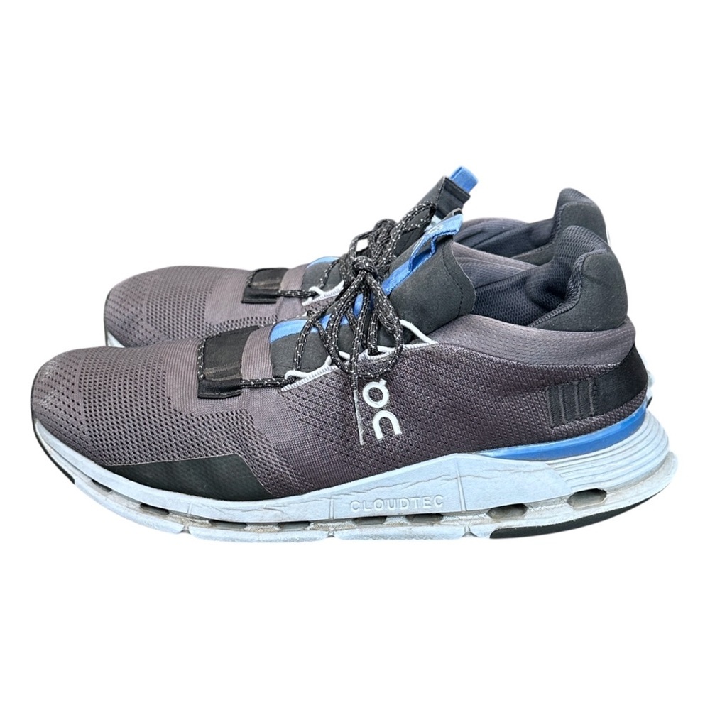 On Running Cloudnova Athletic Shoes 26.98494 Eclipse Grey/Chambray Men 12 $160